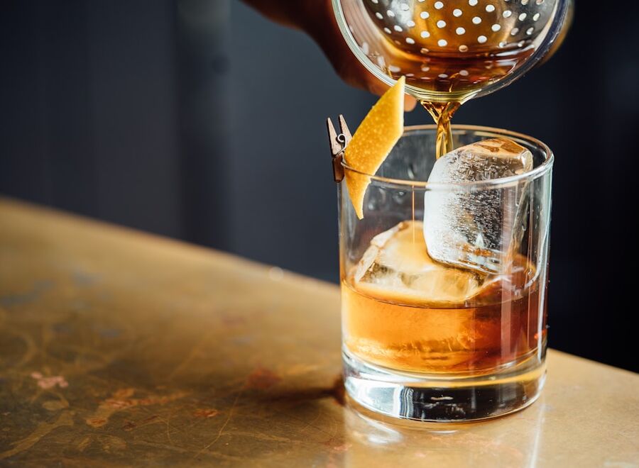 Something peaty, poured